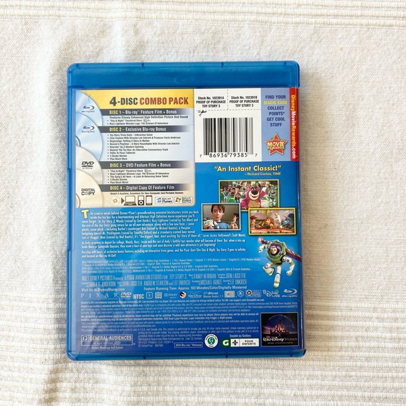 Toy Story 3 Blu-ray Four Disc Set DISNEY - Picture 3 of 14